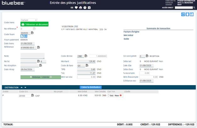 Complétez la transaction